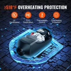 VEVOR Diesel Air Heater, 12V 5KW Diesel Heater With Remote Control And LCD, 10L Fuel Tank Diesel Parking Heater, Rapid Heating And Low Noise, Orange -Aesthtic Interiors GUEST c722a9a3 3197 4123 bd6a bc0c083f71ea