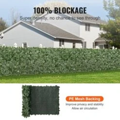VEVOR Ivy Privacy Fence, 39 X 98 In Artificial Green Wall Screen, Greenery Ivy Fence With Mesh Cloth Backing And Strengthened Joint -Aesthtic Interiors GUEST c771a010 dabb 45d7 8dae b29fe60b3357