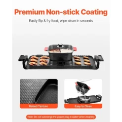 VEVOR Hot Pot with Grill, 2300W 2-in-1 Electric Smokeless Grill and Hot Pot, Removable Shabu-shabu Hotpot with Non-stick Pan, Black 12 VEVOR Hot Pot with Grill, 2300W 2-in-1 Electric Smokeless Grill and Hot Pot, Removable Shabu-shabu Hotpot with Non-stick Pan, Black -Aesthtic Interiors GUEST c9b10ac2 b056 4494 91ed 0121b258d145