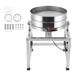 VEVOR Automatic Electric Vibrating Sieve, Stainless Steel Sifter Shaker Machine With 40+100 Mesh, 25W Automatic Powder Sifter Machine -Aesthtic Interiors GUEST c9c14503 aef4 4d34 a7f2 0811a24b1557