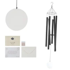 VEVOR Wind Chimes For Outside, 66 In, Deep Tone Wind Chimes With 6 Tubes, Unique Large Memorial Wind Chimes For Anniversary, Black -Aesthtic Interiors GUEST c9e8bbba 6027 4767 9694 b121d9d03f8d