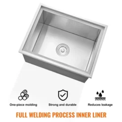 VEVOR Drop In Ice Chest, 22"L X 17"W X 12"H Stainless Steel Ice Cooler, Commercial Ice Bin With Cover, 40 Qt Outdoor Kitchen Ice Bar 11 VEVOR Drop In Ice Chest, 22"L X 17"W X 12"H Stainless Steel Ice Cooler, Commercial Ice Bin With Cover, 40 Qt Outdoor Kitchen Ice Bar -Aesthtic Interiors GUEST ca585b8c fb95 4d59 8412 b38607373925