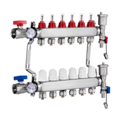 VEVOR 6-Branch Radiant Heat Manifold, 1/2" PEX Tubing Manifold, Stainless Steel PEX Manifold For Hydronic Radiant Floor Heating, Silver 15 VEVOR 6-Branch Radiant Heat Manifold, 1/2" PEX Tubing Manifold, Stainless Steel PEX Manifold For Hydronic Radiant Floor Heating, Silver -Aesthtic Interiors GUEST cb334129 a832 44a8 8805 510232de08a8
