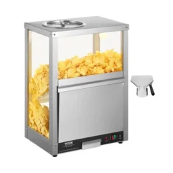 VEVOR Commercial Nacho Chip Warmer, 84.5QT Chip Warmer Machine With Heating Base And Warming Light, Nacho Machine With Deflection Board -Aesthtic Interiors GUEST cd91cfcd aa47 455f aa73 045ab3d71592