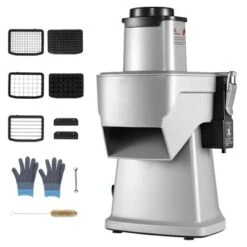 VEVOR Electric Vegetable Slicer, 4 In 1 Multifunctional Food Cutter, 200W Vegetable Chopper For Slicing Shredding Dicing And Slitting -Aesthtic Interiors GUEST ce034bf9 4e1f 46cb 97ac d7dbed636f07