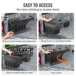 VEVOR Truck Bed Storage Box, Lockable Lid, Waterproof ABS Wheel Well Tool Box 6.6 Gal/20 L, Compatible With Chevrolet Silverado 1500 GMC Sierra 1500 -Aesthtic Interiors GUEST cef2776c 6df4 4b17 8530 dfc71f1f8cfe