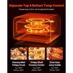 VEVOR Electric Pizza Oven, Smart Pizzas Maker Indoor With 5 Preset, 12-Inch Countertop Pizza Cooker W/ Touch Srceen, 750℉ Max Temp, Silver&Grey -Aesthtic Interiors GUEST d096a017 a57f 45c4 8bc6 ac38262f92a4