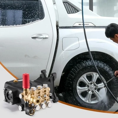 VEVOR Pressure Washer Pump, 1" Shaft Horizontal Triplex Plunger, 4200 PSI, 4.2GPM, Replacement Power Washer Pumps Kit With 5 Nozzles, Black 1 VEVOR Pressure Washer Pump, 1" Shaft Horizontal Triplex Plunger, 4200 PSI, 4.2GPM, Replacement Power Washer Pumps Kit With 5 Nozzles, Black