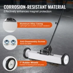 VEVOR 50Lbs Rolling Magnetic Sweeper With Wheels, Push-Type Magnetic Pick Up Sweeper, 24-inch Magnet Pickup Lawn Sweeper 13 VEVOR 50Lbs Rolling Magnetic Sweeper With Wheels, Push-Type Magnetic Pick Up Sweeper, 24-inch Magnet Pickup Lawn Sweeper -Aesthtic Interiors GUEST d0cefe48 5ac2 4dca a727 409dcde64f3d