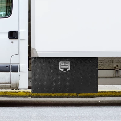 VEVOR Underbody Truck Box, 36" X 17" X 18" Pickup Storage Box, Heavy Duty Aluminum Diamond Plate Tool Box With Lock And Keys 1 VEVOR Underbody Truck Box, 36" X 17" X 18" Pickup Storage Box, Heavy Duty Aluminum Diamond Plate Tool Box With Lock And Keys