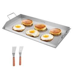VEVOR Stainless Steel Griddle, 32x16 Inch Universal Flat Top Rectangular Plate, Gas Grill Griddle For BBQ Grill, Teppanyaki, Silver 15 VEVOR Stainless Steel Griddle, 32x16 Inch Universal Flat Top Rectangular Plate, Gas Grill Griddle For BBQ Grill, Teppanyaki, Silver -Aesthtic Interiors GUEST d2491edb 69c7 48dc ad4d c2b7dc2261f3