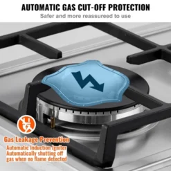 VEVOR Gas Cooktop 12 Inch, Max 12250BTU 2 Burners Built-in Stainless Steel Gas Stove Top, LPG/NG Convertible Dual Fuel Natural Gas Hob -Aesthtic Interiors GUEST d311cb0b da62 486f b7b8 0a15fe4e1a97