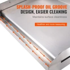 VEVOR Stove Top Griddle, 23.5"x16" Pre-Seasoned Stainless Steel Griddle, Rectangular Double Burner Griddle Pan, Non-Stick Family Pan Cookware 12 VEVOR Stove Top Griddle, 23.5"x16" Pre-Seasoned Stainless Steel Griddle, Rectangular Double Burner Griddle Pan, Non-Stick Family Pan Cookware -Aesthtic Interiors GUEST d31d7bb8 c1c5 4683 8ded 17ac8ffd80c1