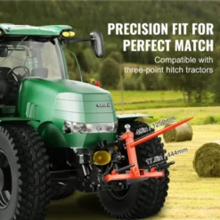 VEVOR 49" Hay Spear, Bale Spears 1600lbs Loading Capacity, Three-Point Hitch Tractor Attachment With 2pcs 17.5" Stabilizer Spears, Red -Aesthtic Interiors GUEST d3651473 971a 4766 968e adcb20d00a4b