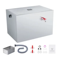 VEVOR Commercial Grease Trap, 40 LBS Grease Interceptor, Side Inlet Interceptor, Stainless Steel Grease Trap, 10 GPM Waste Water Oil-water Separator 15 VEVOR Commercial Grease Trap, 40 LBS Grease Interceptor, Side Inlet Interceptor, Stainless Steel Grease Trap, 10 GPM Waste Water Oil-water Separator -Aesthtic Interiors GUEST d3f98973 ca62 4459 ada4 bf636c1c231d