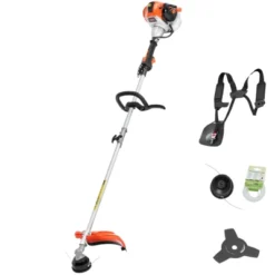 VEVOR String Trimmer, 25.2CC 2-Stroke, Gas Powered Weed Wacker, 16.9" Cordless Grass Trimmer, Multi-Functional Lawn Edger With Shoulder Strap -Aesthtic Interiors GUEST d437883c 8184 47d3 85a5 7bc1c6ed24a1