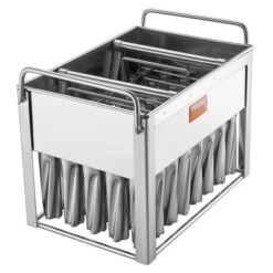 VEVOR Commercial Popsicle Moulds, 40PCS Cylindrical Ice Pop Moulds, Stainless Steel Ice Lolly Popsicle Moulds, Ice Cream Maker Mould Holder 15 VEVOR Commercial Popsicle Moulds, 40PCS Cylindrical Ice Pop Moulds, Stainless Steel Ice Lolly Popsicle Moulds, Ice Cream Maker Mould Holder -Aesthtic Interiors GUEST d504260d ec37 401d aa58 8114ddc462be
