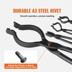 VEVOR Blacksmith Tongs, 18” 4 PCS, V-Bit Bolt Tongs, Wolf Jaw Tongs, Z V-Bit Tongs And Gripping Tongs, Carbon Steel Forge Tongs With A3 Steel Rivets 13 VEVOR Blacksmith Tongs, 18” 4 PCS, V-Bit Bolt Tongs, Wolf Jaw Tongs, Z V-Bit Tongs And Gripping Tongs, Carbon Steel Forge Tongs With A3 Steel Rivets -Aesthtic Interiors GUEST d559a287 20f9 4b08 93fd ff70310db835
