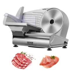 VEVOR Meat Slicer, 7.5 Inch Electric Deli Food Slicer, 180W Meat Cutter With A Premium SUS420 Blade, 0-0.6 Inch Adjustable Thickness, Slicer Machine -Aesthtic Interiors GUEST d5d1d80d 8de5 4e2b a399 43056dc734c7