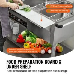 VEVOR 2-Pan Commercial Food Warmer, 2 X 20.6QT Electric Steam Table, 1000W Professional Buffet Catering Food Warmer With 4 Wheels (2 Lockable) -Aesthtic Interiors GUEST d86499eb 949d 4b03 aa2c 9616b7dfa55e