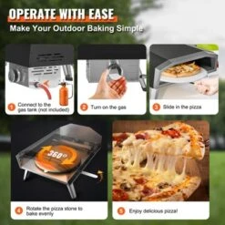 VEVOR Outdoor Pizza Oven, 16-inch, Gas Fired Pizza Maker, Portable Outside Stainless Steel Pizza Grill With 360° Rotatable Pizza Stone 13 VEVOR Outdoor Pizza Oven, 16-inch, Gas Fired Pizza Maker, Portable Outside Stainless Steel Pizza Grill With 360° Rotatable Pizza Stone -Aesthtic Interiors GUEST d8f60b51 8738 4e34 a5c9 b5a83a429ceb