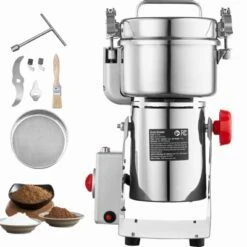 VEVOR 500g Electric Grain Mill Grinder, High Speed 2000W Commercial Spice Grinders, Stainless Steel Pulverizer Powder Machine -Aesthtic Interiors GUEST d9ba38ea cb6d 449e a0fd b10ff4714d2f