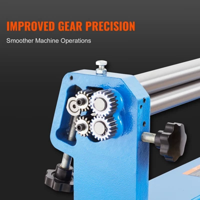 VEVOR Slip Roll Machine, 24 Inches Forming Width In 16 Gauge Capacity, Sheet Metal Slip Roller Rolling Bending Machine, Blue 4 VEVOR Slip Roll Machine, 24 Inches Forming Width In 16 Gauge Capacity, Sheet Metal Slip Roller Rolling Bending Machine, Blue - Image 4