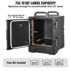 VEVOR Insulated Food Pan Carrier, 81 Qt Hot Box For Catering, Food Box Carrier With Double Buckles, Front Loading Food Warmer With Handles -Aesthtic Interiors GUEST daeb6d75 9b53 4e4a a270 fab6bf31c1b6