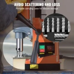 VEVOR Annular Cutter Set, 13 Pcs Weldon Shank Mag Drill Bits, 7/16" To 1-1/16" Cutting Diameter, 2" Cutting Depth, M2AL HSS, With 2 Pilot Pins, Black -Aesthtic Interiors GUEST db0282ee 6c68 4c4e 8f54 6450eecd4618