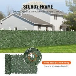 VEVOR Ivy Privacy Fence, 39 X 98 In Artificial Green Wall Screen, Greenery Ivy Fence With Strengthened Joint, Faux Hedges Vine Leaf Decoration -Aesthtic Interiors GUEST dc4b37ca 777b 466d 8c1a f2b32fcd4001