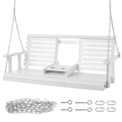 VEVOR Wooden Porch Swing 5 Ft, Patio Bench Swing For Courtyard & Garden, Upgraded 880 Lbs Strong Load Capacity -Aesthtic Interiors GUEST dd0457f4 b0f4 4bf8 864e c896c5a6abc7