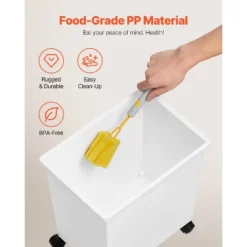 VEVOR Rice Storage Container, 5.2Gallon/20L X3 Capacity Large Dog Food Dispenser Bin, 3 Scoops, And Airtight Lid, 3 Pack, White 10 VEVOR Rice Storage Container, 5.2Gallon/20L X3 Capacity Large Dog Food Dispenser Bin, 3 Scoops, And Airtight Lid, 3 Pack, White -Aesthtic Interiors GUEST de67a86e d6af 433b 832a 3e4efbf263dc