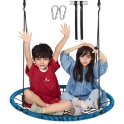 VEVOR Spider Web Saucer Swing, 40 Inch Round Swings For Kids Outdoor, 750lbs Weight Capacity Saucer Tree Swing, Stable Woven Rope Swing Seat -Aesthtic Interiors GUEST e12fd2d9 b7bb 4900 9a67 27a1591ecf3d