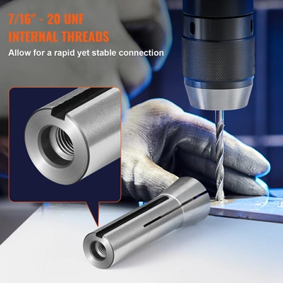 VEVOR 13 Pcs Precision R8 Collet Set, 1/8'' - 7/8'', 45# Mill Collet Chuck 0.0012"/30μm TIR With 13 Labeled Storage Boxes 3 VEVOR 13 Pcs Precision R8 Collet Set, 1/8'' - 7/8'', 45# Mill Collet Chuck 0.0012"/30μm TIR With 13 Labeled Storage Boxes - Image 3