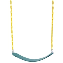 VEVOR 2-Pack Swing Seats, With 66 Inch Coated Chains And Snap Hooks, Support 300 Lbs Swings Replacement For Outdoor Swing Set, Green -Aesthtic Interiors GUEST e2e2ae0b abfd 4f67 8b18 0108297adc80