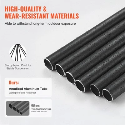 VEVOR Wind Chimes For Outside, 58 In, Deep Tone Wind Chimes With 6 Tubes, Unique Large Memorial Wind Chimes For Anniversary, Amazing Outdoor Decor 5 VEVOR Wind Chimes For Outside, 58 In, Deep Tone Wind Chimes With 6 Tubes, Unique Large Memorial Wind Chimes For Anniversary, Amazing Outdoor Decor - Image 5