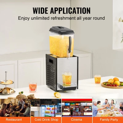 VEVOR Commercial Beverage Dispenser, 12 L / 12.7 QT Juice Dispenser, 246W 304 Stainless Steel Food Grade Ice Tea Drink Machine 6 VEVOR Commercial Beverage Dispenser, 12 L / 12.7 QT Juice Dispenser, 246W 304 Stainless Steel Food Grade Ice Tea Drink Machine - Image 6
