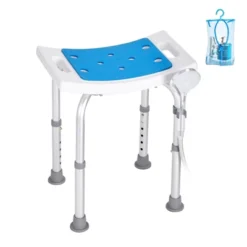 VEVOR Shower Chair, Adjustable Height Shower Stool, Non-Slip Bench Bathtub Stool Seat For Elderly Disabled Handicap, 350 LBS Capacity,White+Black 15 VEVOR Shower Chair, Adjustable Height Shower Stool, Non-Slip Bench Bathtub Stool Seat For Elderly Disabled Handicap, 350 LBS Capacity,White+Black -Aesthtic Interiors GUEST e522ad60 805f 48ec 90bc 868c05a26fc5