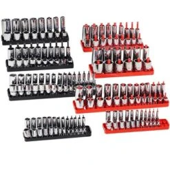 VEVOR Socket Organizer Set, 8PCS High-Rod Socket Holder, 1/4'', 3/8'' & 1/2'' Metric SAE Socket Trays With Clear Labels, Hold Up To 176PCS Standard 15 VEVOR Socket Organizer Set, 8PCS High-Rod Socket Holder, 1/4'', 3/8'' & 1/2'' Metric SAE Socket Trays With Clear Labels, Hold Up To 176PCS Standard -Aesthtic Interiors GUEST e5817c25 2e85 43d8 8ecb 90d42f9ed384