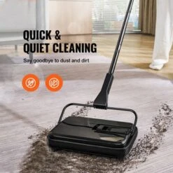 VEVOR Carpet Sweeper, 7.87 In Sweeping Paths, Floor Sweeper Manual Non Electric, 300 Ml Dustbin Capacity With Comb For Home Office Rugs -Aesthtic Interiors GUEST e59f5862 5611 4b9e bb69 7f3c9a7cef57