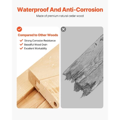 VEVOR Outdoor Storage Shed, Oversize Wooden Outside Storage Cabinet With Waterproof Roof And Metal Frame With Shelves & Floor, 58"x78" 2 VEVOR Outdoor Storage Shed, Oversize Wooden Outside Storage Cabinet With Waterproof Roof And Metal Frame With Shelves & Floor, 58"x78" - Image 2