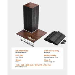 VEVOR Dance Floor Tiles, 12.4 X 12.4 In 52 Piece Interlocking Dance Flooring, Portable Dance Practice Floor With Cushioned Base 14 VEVOR Dance Floor Tiles, 12.4 X 12.4 In 52 Piece Interlocking Dance Flooring, Portable Dance Practice Floor With Cushioned Base -Aesthtic Interiors GUEST e83b1822 5fab 4b83 80a9 4b3bbe953ed1