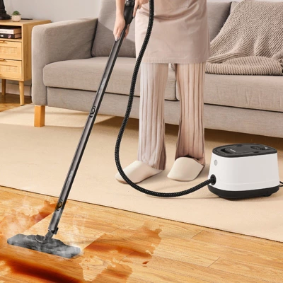 VEVOR Steam Cleaner, Multipurpose Powerful Steamer With 27 Accessories, Steamer Cleaing With Extra-Long Power Cord, White 1 VEVOR Steam Cleaner, Multipurpose Powerful Steamer With 27 Accessories, Steamer Cleaing With Extra-Long Power Cord, White