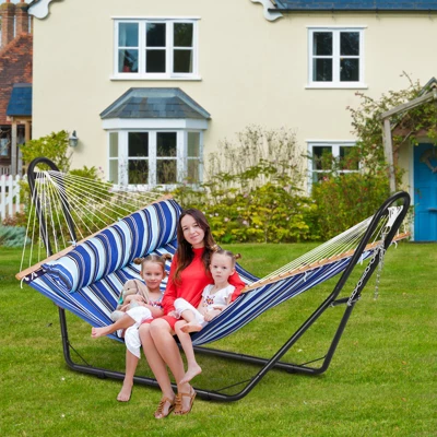 VEVOR Universal 2 Person Hammock Stand, Adjustable Heavy Duty 450 Lbs Capacity Hammock Stand Fits 6.9-12.8 Ft Hammocks For Outdoor And Indoor 1 VEVOR Universal 2 Person Hammock Stand, Adjustable Heavy Duty 450 Lbs Capacity Hammock Stand Fits 6.9-12.8 Ft Hammocks For Outdoor And Indoor