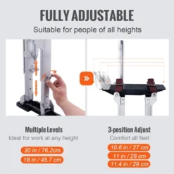 VEVOR Drywall Stilts, 18''-30'' Adjustable Aluminum Tool Stilts With Protective Knee Pads 11 VEVOR Drywall Stilts, 18''-30'' Adjustable Aluminum Tool Stilts With Protective Knee Pads -Aesthtic Interiors GUEST e946ea98 e563 41b1 8cea 45f587f234c8