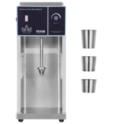 VEVOR Ice Cream Blender, 400W High-Speed Ice Cream Maker Mixer Stir Machine 4200RPM, Stepless Speed Adjustment, Silver -Aesthtic Interiors GUEST e9c5f6fd 4a37 49c3 a44d e2cdfcb6c364