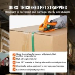 VEVOR Banding Strapping Kit With Strapping Tensioner Tool, Banding Sealer Tool, 300 Metal Seals, 1000ft Length PET Band, Pallet Packaging Strapping 11 VEVOR Banding Strapping Kit With Strapping Tensioner Tool, Banding Sealer Tool, 300 Metal Seals, 1000ft Length PET Band, Pallet Packaging Strapping -Aesthtic Interiors GUEST ed4b7b37 97cc 4da2 9267 d2cd2094c2bd