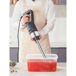 VEVOR Commercial Immersion Blender, 500W Heavy Duty Hand Mixer, 16 Inch Stepless Variable Speed Mixer With Stainless Steel Blade, Black
