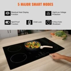 VEVOR Electric Cooktop, 5 Burners, 30'' Induction Stove Top, Built-in Magnetic Cooktop 9200W, 9 Heating Level Multifunctional Burner 12 VEVOR Electric Cooktop, 5 Burners, 30'' Induction Stove Top, Built-in Magnetic Cooktop 9200W, 9 Heating Level Multifunctional Burner -Aesthtic Interiors GUEST f12cb30f 2bfd 4fee a4e0 e0e2b43988b7