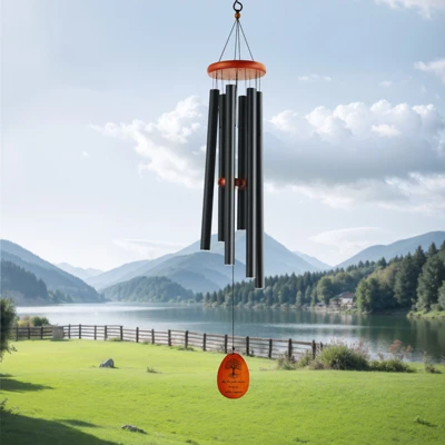 VEVOR Wind Chimes For Outside, 41 In, Deep Tone Wind Chimes With 6 Tubes, Unique Large Memorial Wind Chimes For Anniversary, Black 1 VEVOR Wind Chimes For Outside, 41 In, Deep Tone Wind Chimes With 6 Tubes, Unique Large Memorial Wind Chimes For Anniversary, Black